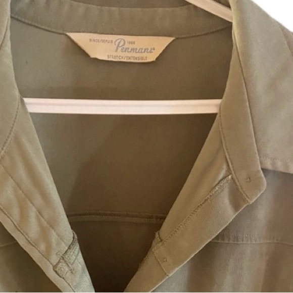 🌟Women Green Button-Down Shacket Style - Picture 2 of 8